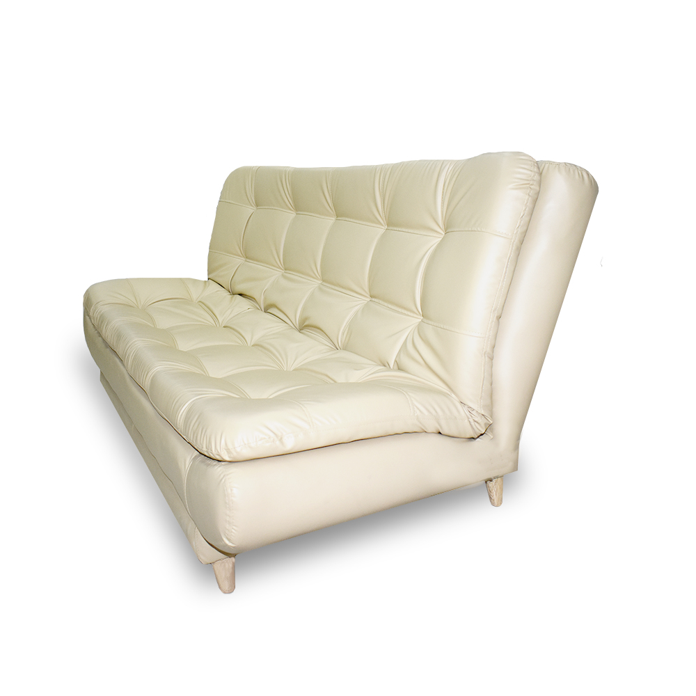 Sofacama damasco lino beige, patas de maderas - Muebles en Medellín | Sofacama