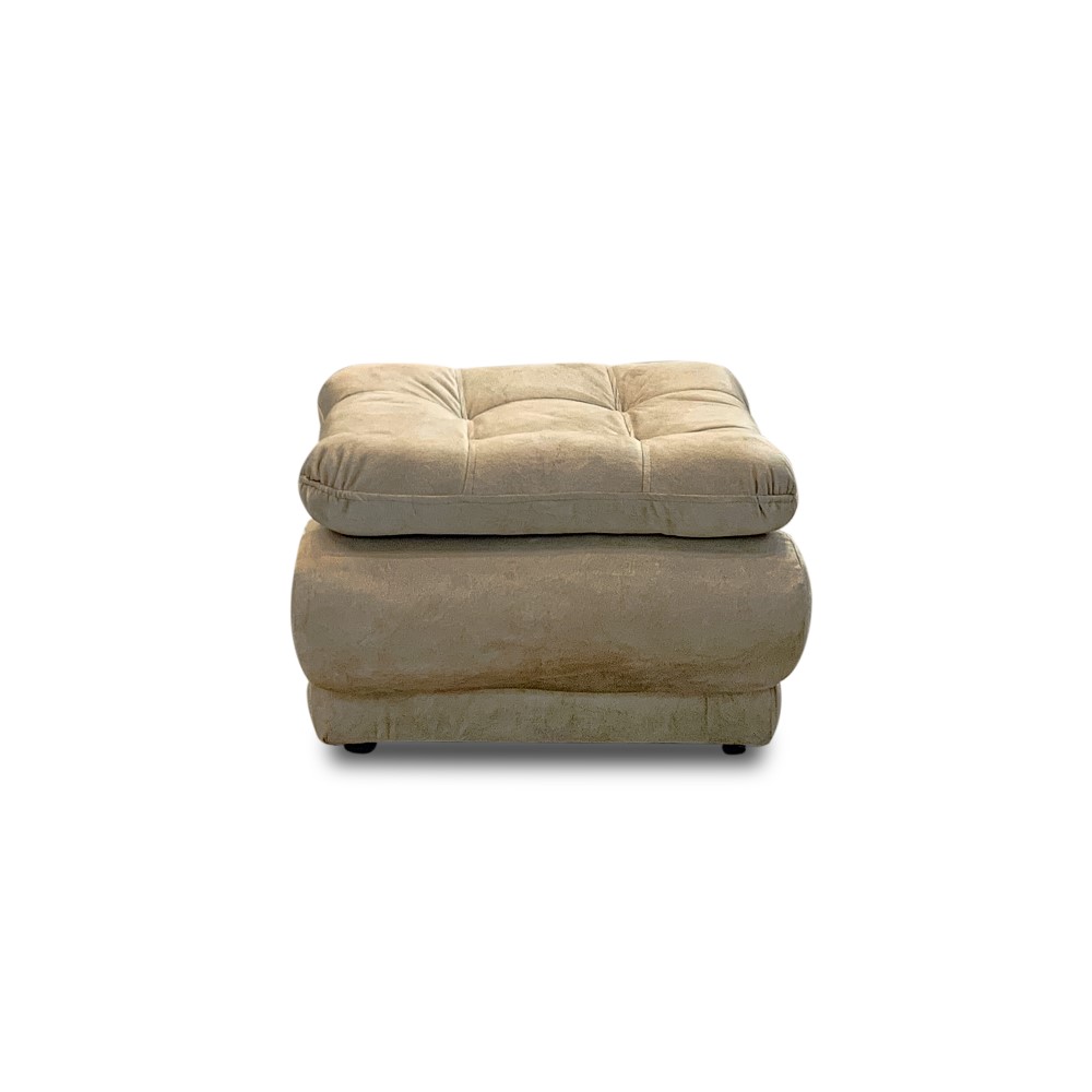 Sala damasco jumbo lino beige, patas de madera - Muebles en Medellín | Sala
