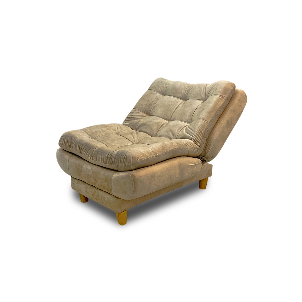 Sala damasco jumbo lino beige, patas de madera - Muebles en Medellín | Sala