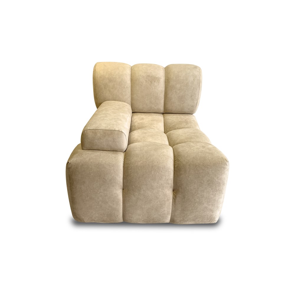Sala ariza lino beige, patas de madera - Muebles en Medellín | Sala