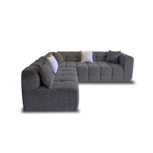 Sala brent poliéster gris oscuro - Muebles en Medellín | Sala