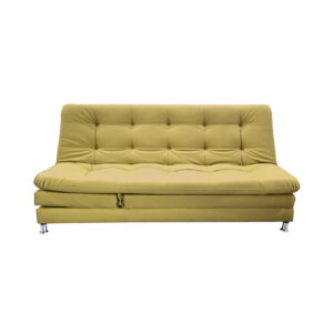 Sofacama cameron sintético beige,patas metalicas - Muebles en Medellín | Sofacama