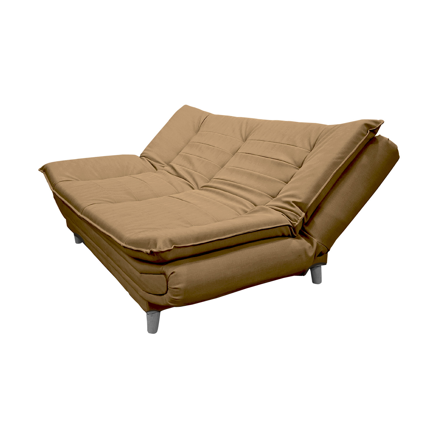 Sofacama germany sintetico cafe claro, patas de madera - Muebles en Medellín | Sofacama