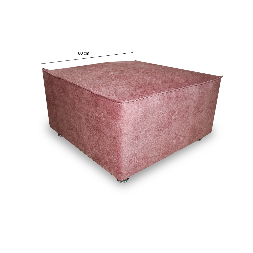 Sala modular marruecos lino palo rosa, 2 cojines, patas metalicas - Muebles en Medellín | Sala