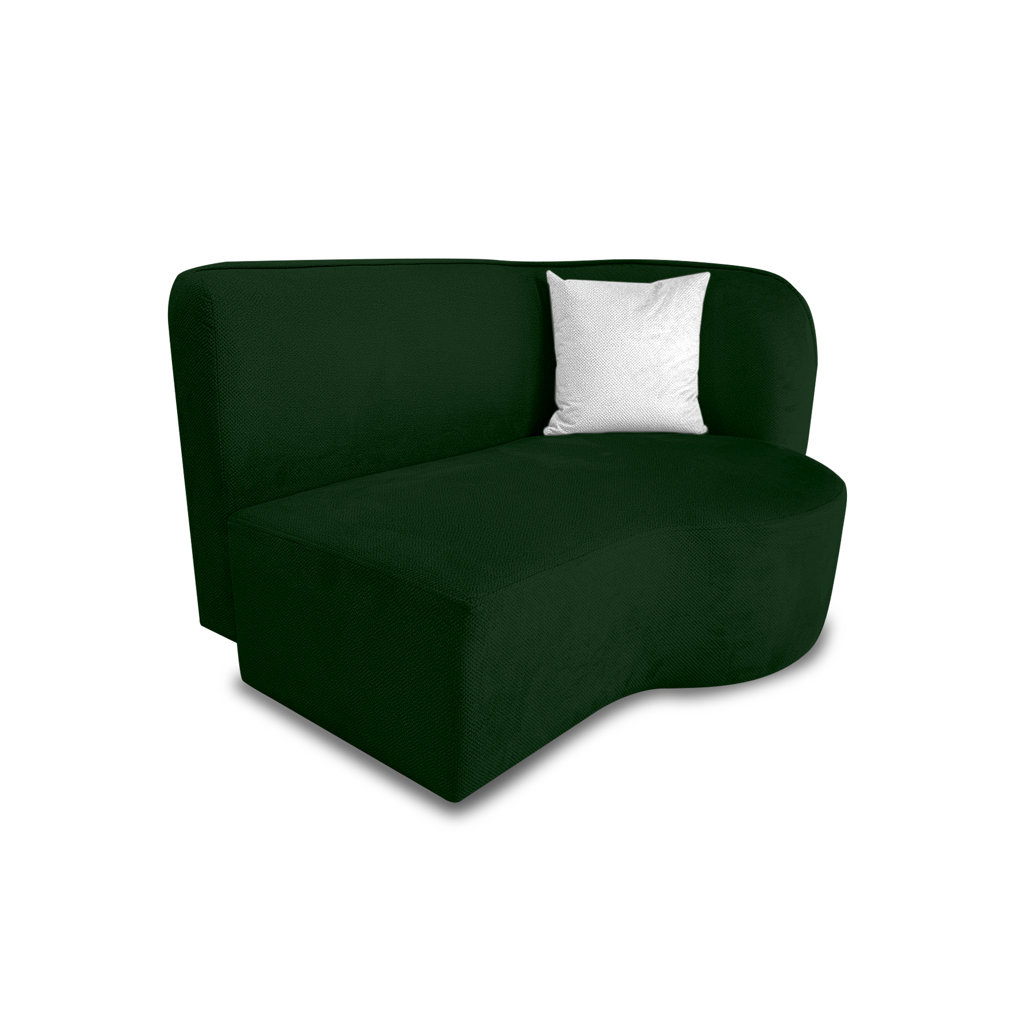 Sala michigan poliéster verde, deslizadores - Muebles en Medellín | Sala