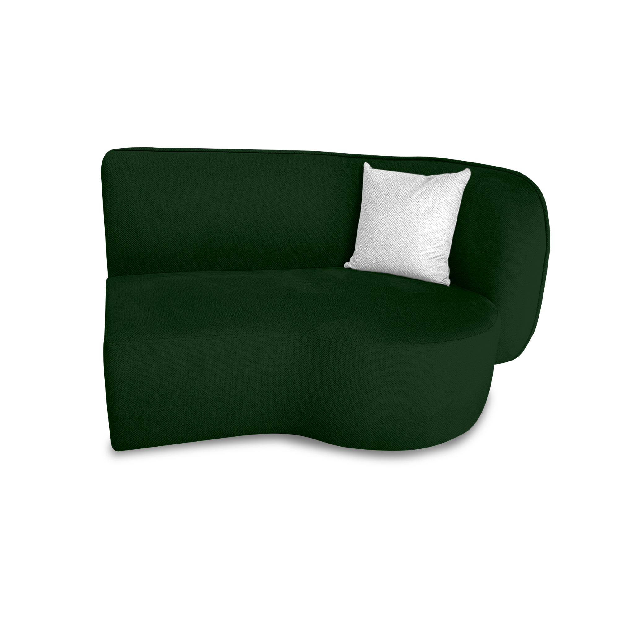 Sala michigan poliéster verde, deslizadores - Muebles en Medellín | Sala