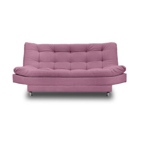 Sofacama moltochic lino palo de rosa, patas de metal - Muebles en Medellín | Sofacama