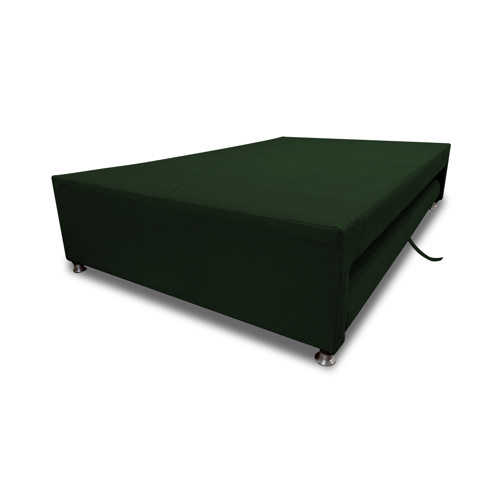 Basenido poliéster verde, patas de acero - Muebles en Medellín | Alcoba