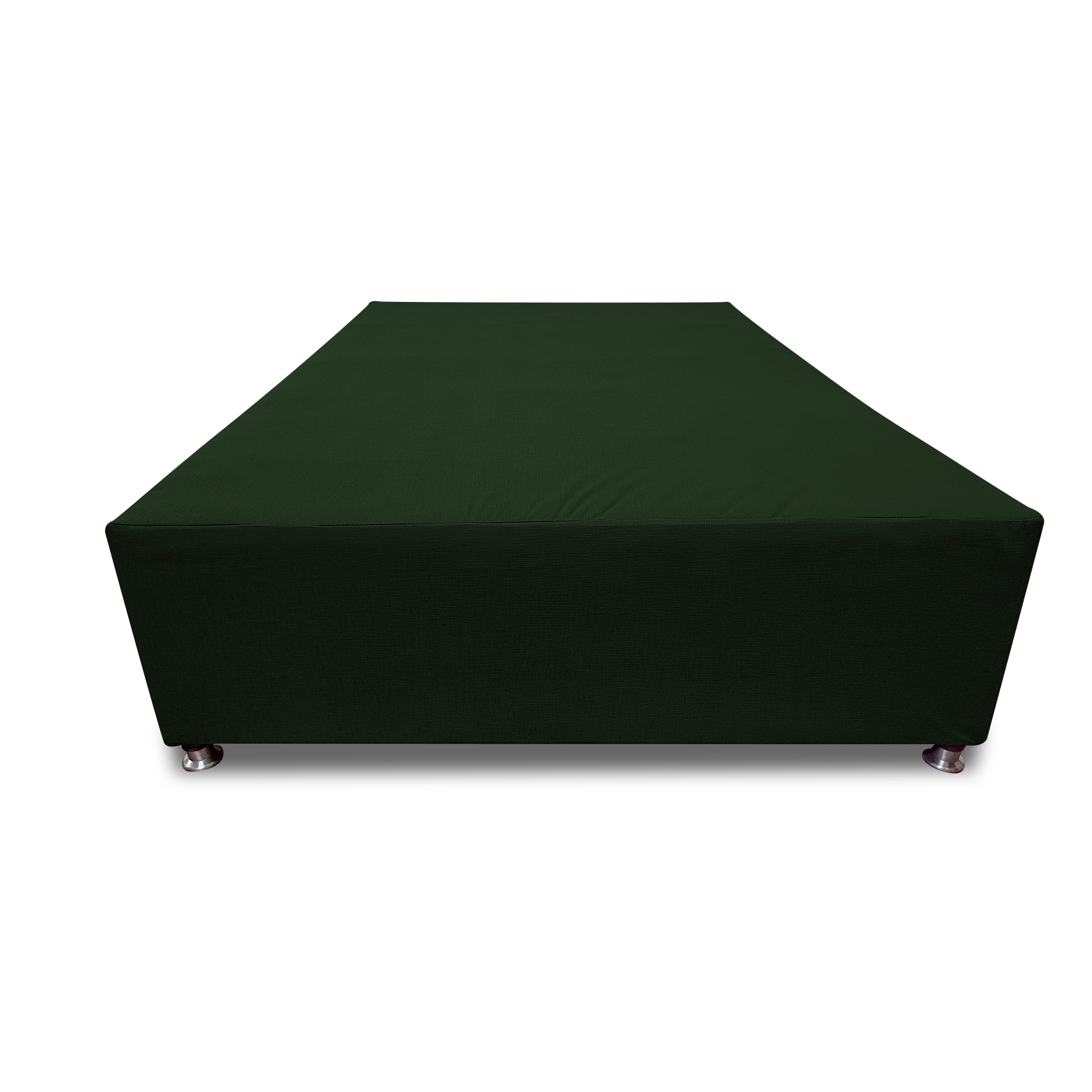 Basenido poliéster verde, patas de acero - Muebles en Medellín | Alcoba
