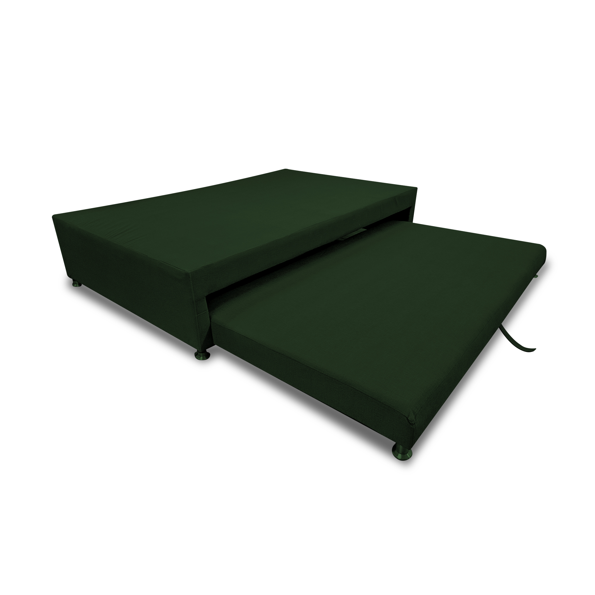 Basenido poliéster verde, patas de acero - Muebles en Medellín | Alcoba