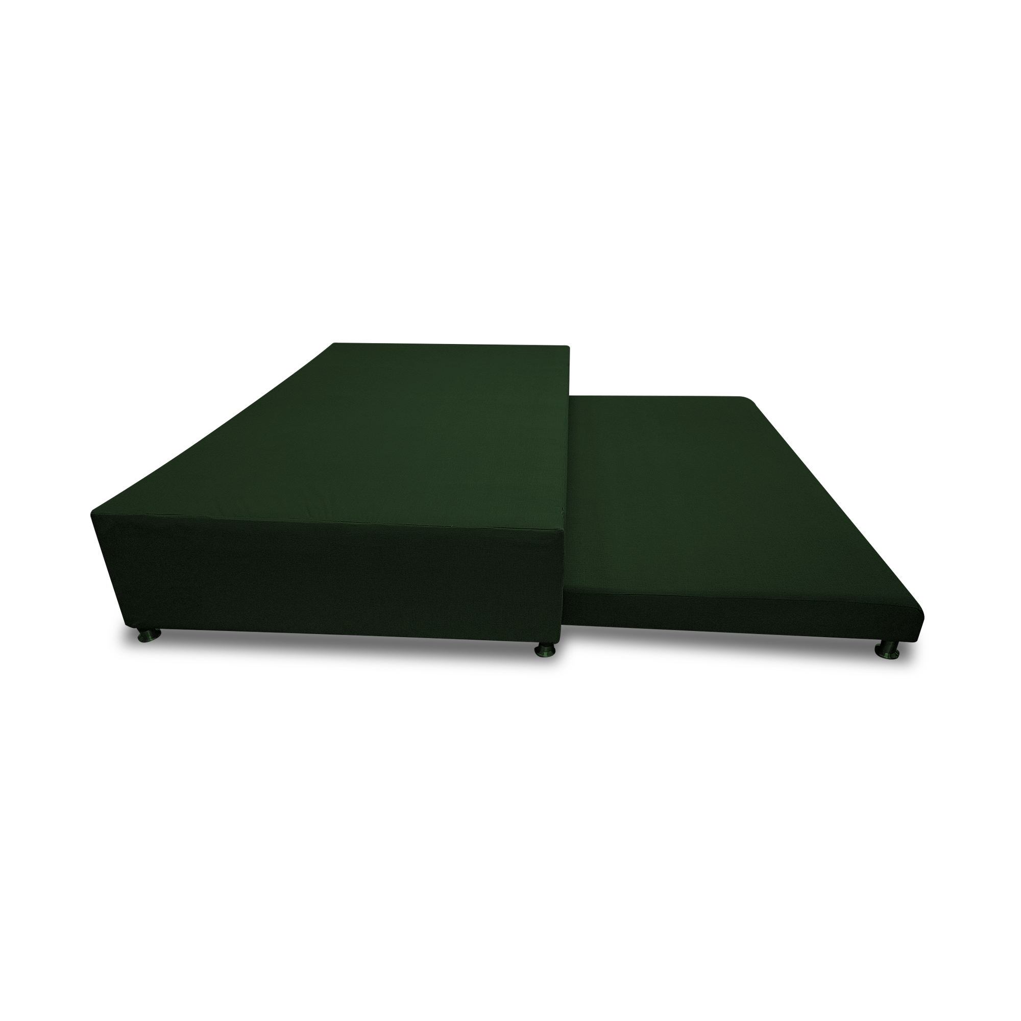 Basenido poliéster verde, patas de acero - Muebles en Medellín | Alcoba
