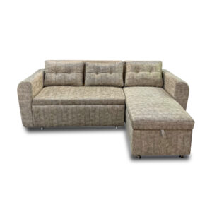 Sala modular habanna en lino beige, patas de acero - Muebles en Medellín | Sala