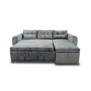 Sala modular habanna lino gris, patas metalicas - Muebles en Medellín | Sala