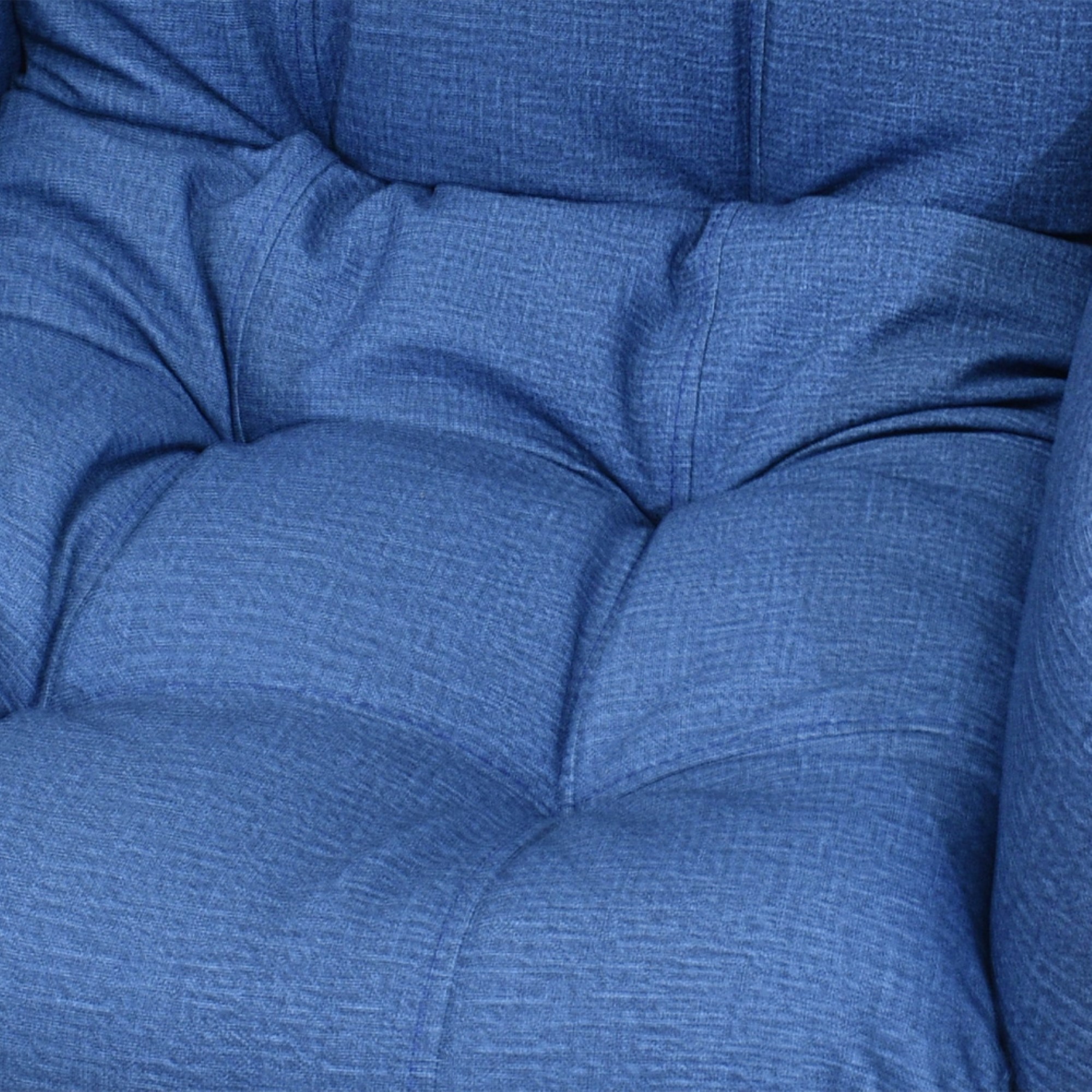 Silla parís sintético azul patas de madera - Muebles en Medellín | Poltrona