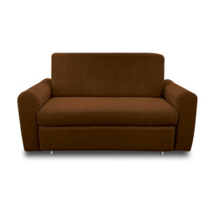 Sofacama roma liso lino cafe, patas de madera - Muebles en Medellín | Sofacama