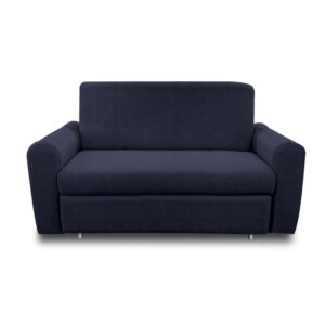 Sofacama roma liso lino grafito, patas de acero - Muebles en Medellín | Sofacama